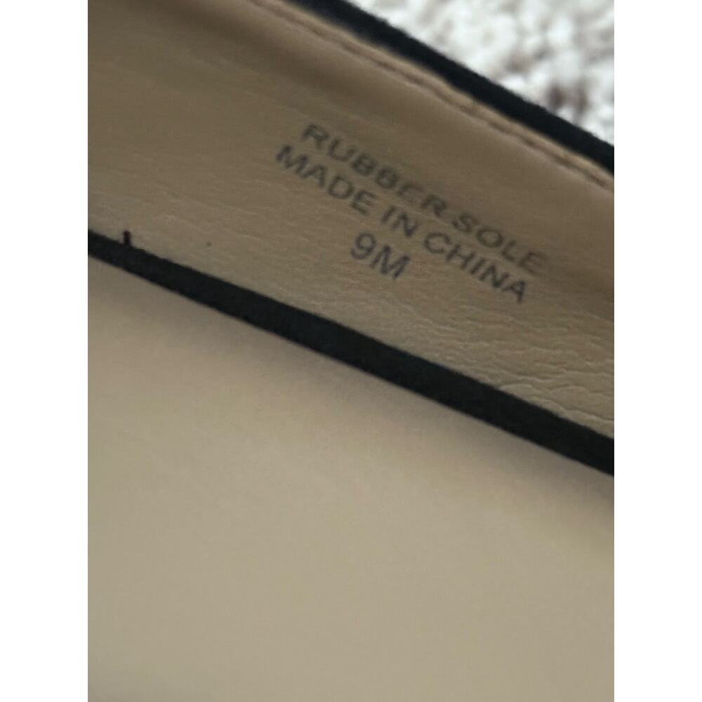 ANN TAYLOR brown black cheetah print calf hair pointed block heel pumps shoes - Picture 4 of 9